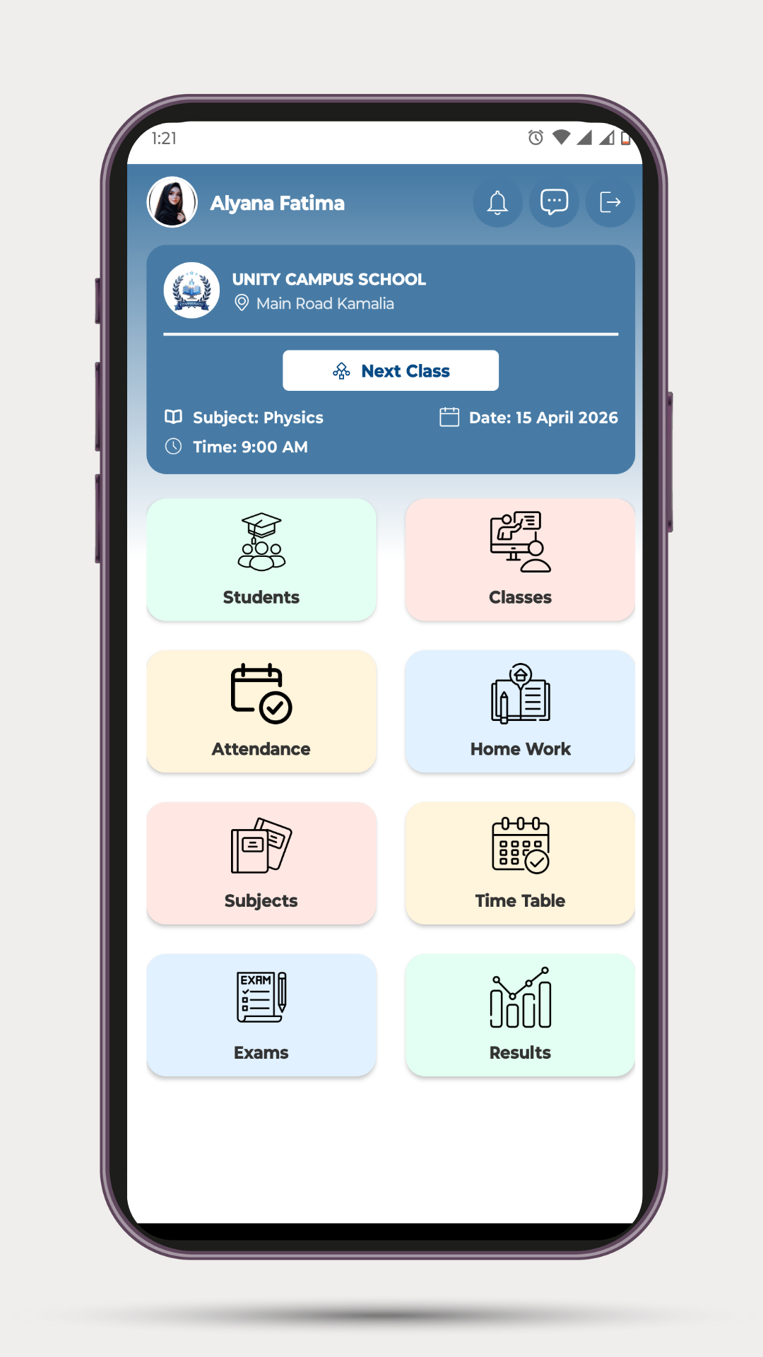 Edu Manage App screenshot 1